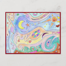 流木アート ポストカード