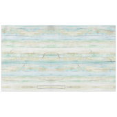 流木ウォーターカラー沿岸ビーチ素朴ウッドアート テーブルクロス (正面(横))