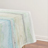 流木ウォーターカラー沿岸ビーチ素朴ウッドアート テーブルクロス (インサイチュ)