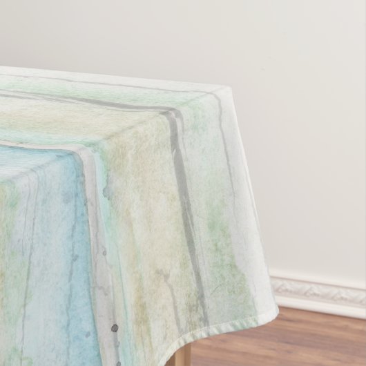 流木ウォーターカラー沿岸ビーチ素朴ウッドアート テーブルクロス (インサイチュ)