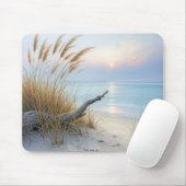 流木オンザモーニングビーチ マウスパッド (マウス)