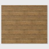 流木オークの木目のテクスチャの外観 ラッピングペーパー (フラット)