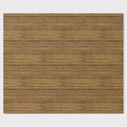 流木オークの木目のテクスチャの外観 ラッピングペーパー (フラット)