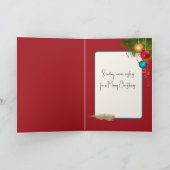 流木クリスマスツリー カード (内部)