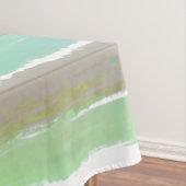 流木グレーグリーンホワイトウォーターの色60インチx 104インチ テーブルクロス (インサイチュ)