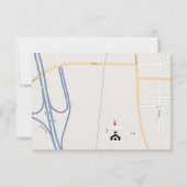 流木タンゲリンバードパープルリーフ結婚ズ 招待状 (裏面)