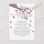 流木ツリーパープルリーフスワール宿泊施設 エンクロージャーカード (正面)