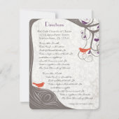 流木ツリー旋回方向カード 招待状 (正面)