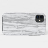 流木パターン – グレー/グレーと白 Case-Mate iPhoneケース (裏面(横))