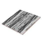 流木パターン – 黒、白、グレー タイル (側面)