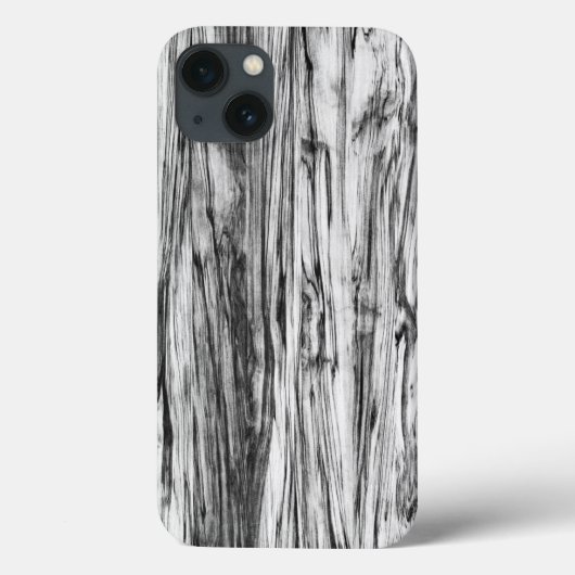 流木パターン – 黒、白、グレー Case-Mate iPhoneケース (裏面)