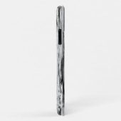 流木パターン – 黒、白、グレー Case-Mate iPhoneケース (裏面/右)