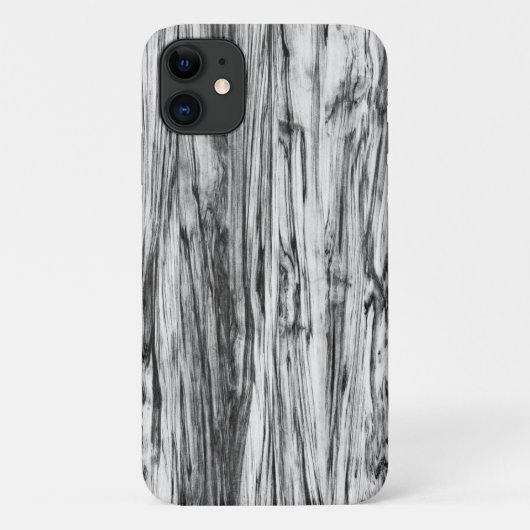 流木パターン – 黒、白、グレー Case-Mate iPhoneケース (裏面)