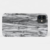 流木パターン – 黒、白、グレー Case-Mate iPhoneケース (裏面(横))