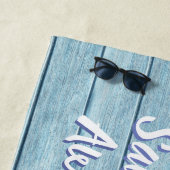 流木ビーチデザインヨットビーチタオル ビーチタオル (インサイチュ)