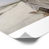 流木ビーチプリント ポスター (角)