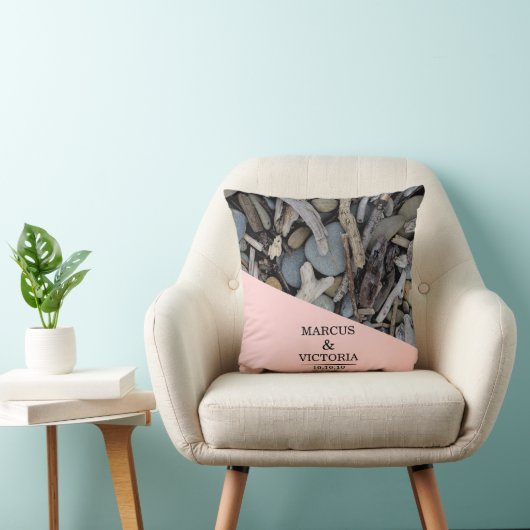 流木ビーチ結婚式 クッション (椅子)