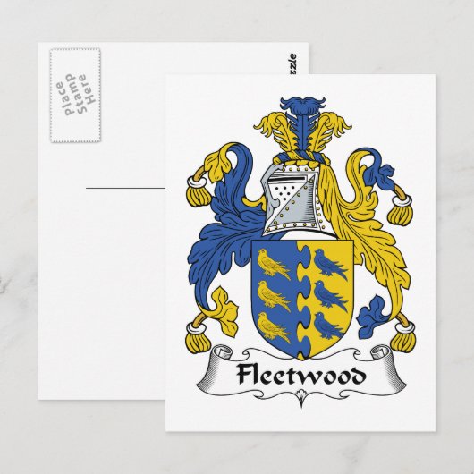 流木家紋 ポストカード (正面/裏面)