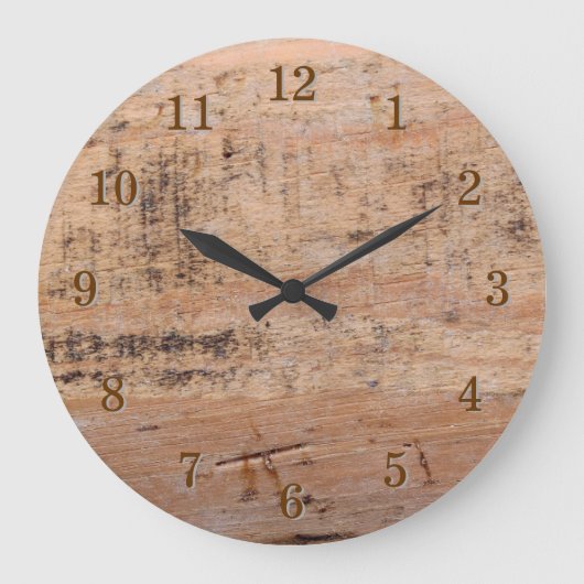 流木映像 ラージ壁時計 (正面)