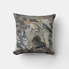 流木木目パターン写真素朴ビーチ自然 クッション