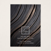 流木目エレガントイヤリングディスプレイカード (裏面)