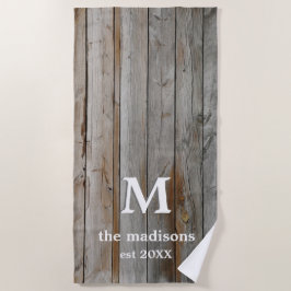 流木素朴ビーチタオル ビーチタオル