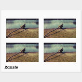 流木 長方形シール (シート)