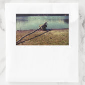 流木 長方形シール (バッグ)