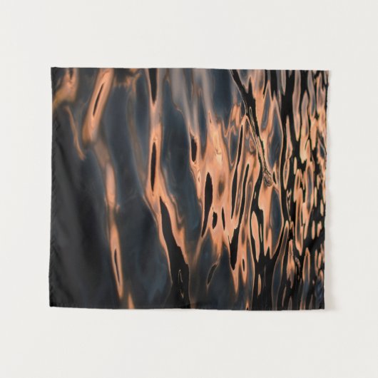 流水のコマ撮り写真 タペストリー (正面(横))