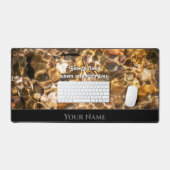 流水やる気を起こさせる引用文前向き心 デスクマット (キーボード&マウス)