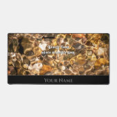 流水やる気を起こさせる引用文前向き心 デスクマット (正面)