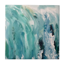 流水セラミックタイル