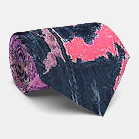流水抽象芸術 ネクタイ (ロール)