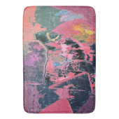 流水抽象芸術 バスマット (正面縦)