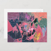 流水抽象芸術 ポストカード (正面/裏面)