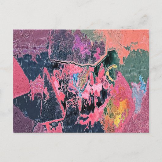 流水抽象芸術 ポストカード (正面)