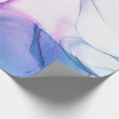 流水色抽象デザイン ラッピングペーパー (角)