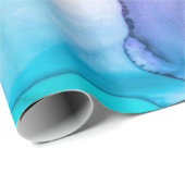 流水色抽象デザイン ラッピングペーパー (ロールコーナー)