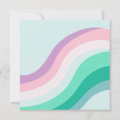 流水色 招待状 (正面)