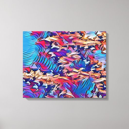 流水 キャンバスプリント (正面)