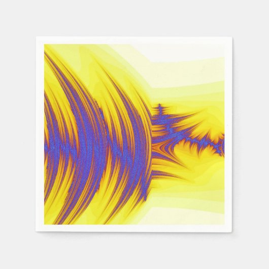 流水 スタンダードカクテルナプキン (正面)