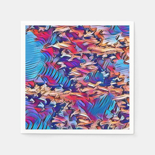 流水 スタンダードカクテルナプキン (正面)