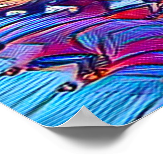 流水 ポスター (角)