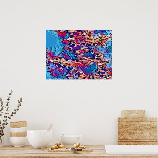 流水 ポスター (キッチン)