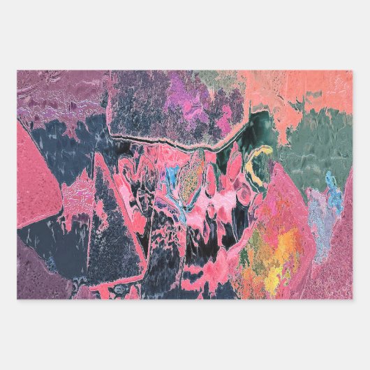 流水 ラッピングペーパーシート (正面)