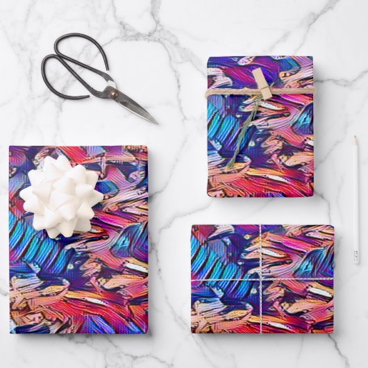 流水 ラッピングペーパーシート (正面)