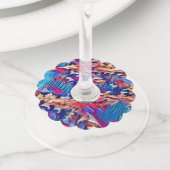 流水 ワイングラスタグ (クローズアップ)