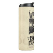 流浪し、極めて危険な人材指名手配ポスター – 黒 タンブラー (回転左)