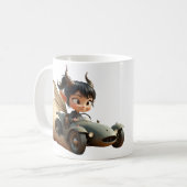 流浪の砂丘の月光の妖精 コーヒーマグカップ (正面左)