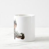 流浪の砂丘の月光の妖精 コーヒーマグカップ (中央)